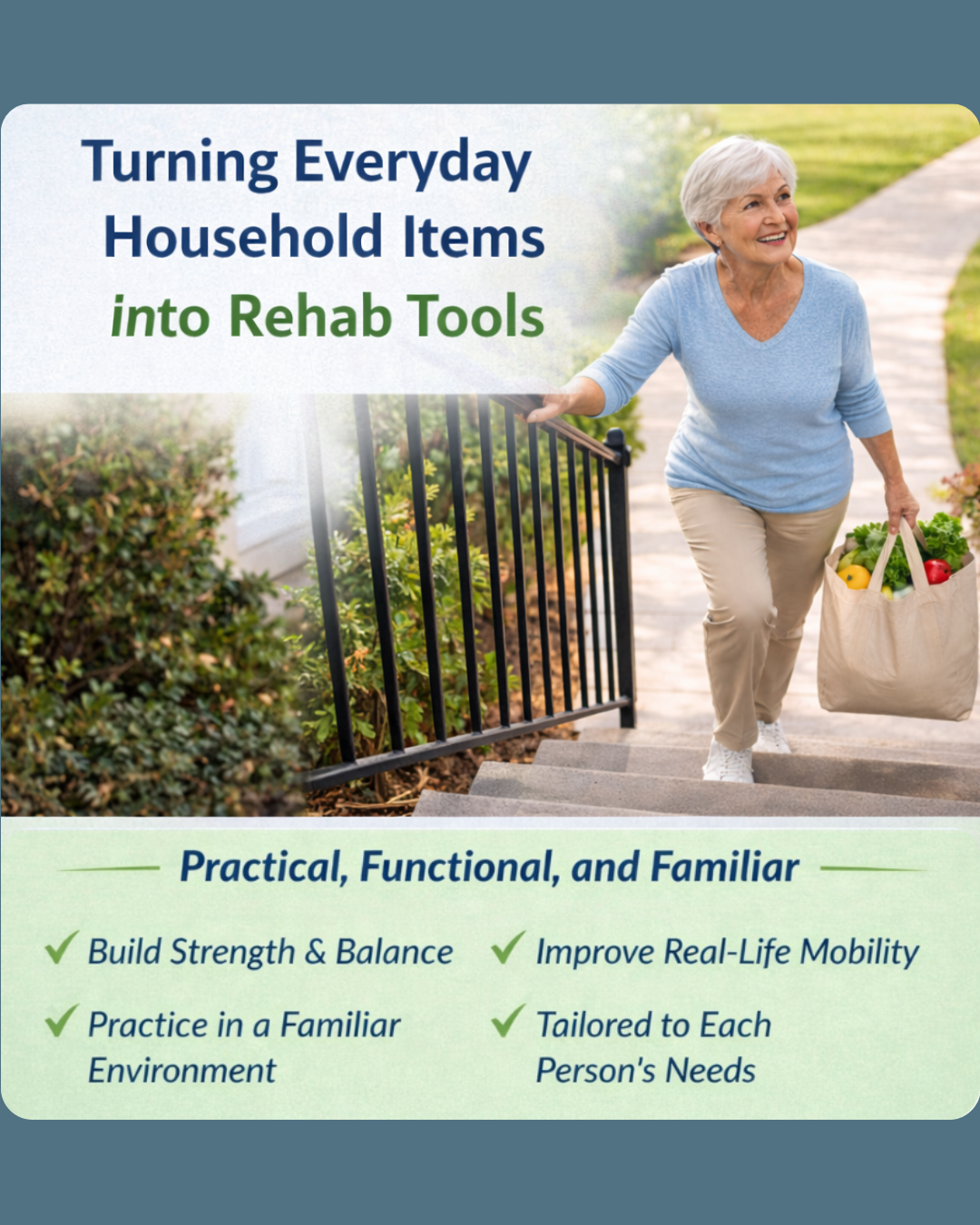 How We Turn Everyday Household Items into Rehab Tools