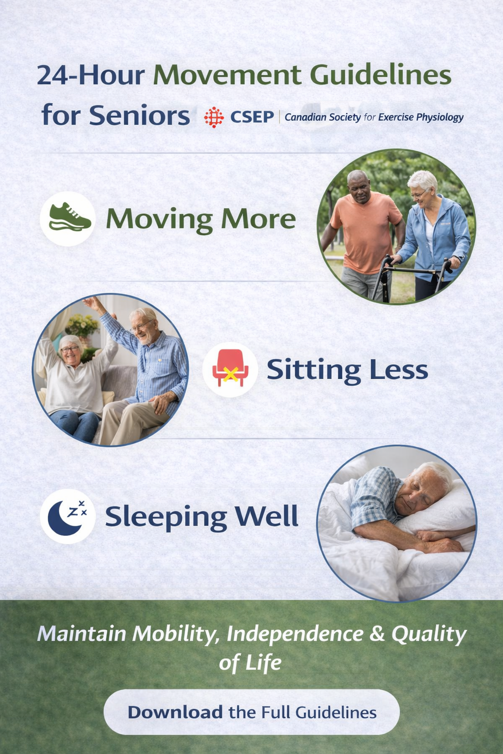 24 Hour Movement Guidelines – 65+